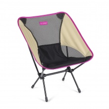 Helinox Campingstuhl Chair One (leicht, einfacher Zusammenbau, stabil) schwarz/khaki/violett